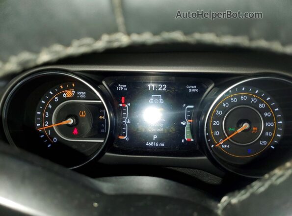 1C4HJXDN3MW817688 2021 JEEP WRANGLER Green Widok zestawu wskaźników
