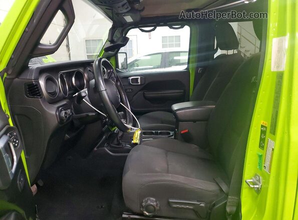 1C4HJXDN3MW817688 2021 JEEP WRANGLER Green Widok wnętrza z przodu