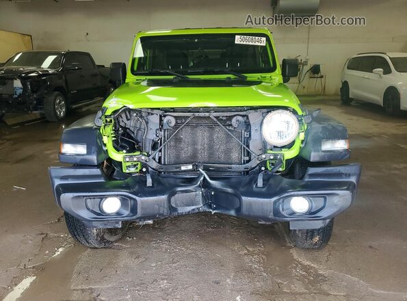 1C4HJXDN3MW817688 2021 JEEP WRANGLER Green Widok z przodu