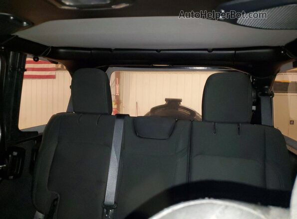 1C4HJXDN3NW128235 2022 JEEP WRANGLER Black უკანა სავარძლების ხედი