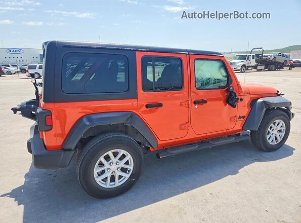 1C4HJXDN3PW679963 2023 JEEP WRANGLER Orange Rear right