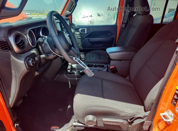 1C4HJXDN3PW679963 2023 JEEP WRANGLER Orange Front interior view