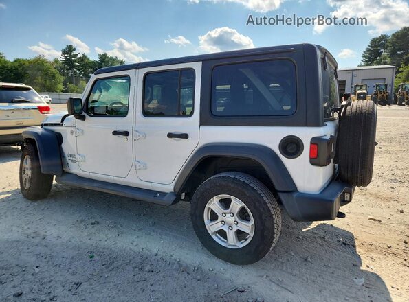 1C4HJXDN4LW347587 2020 JEEP WRANGLER Белый Задняя левая четверть