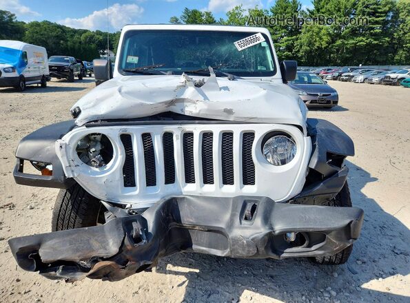 1C4HJXDN4LW347587 2020 JEEP WRANGLER Белый Вид спереди