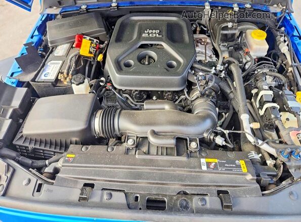 1C4HJXDN4MW816209 2021 JEEP WRANGLER Blue Rear interior view