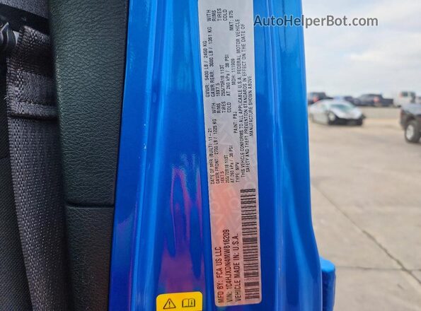 1C4HJXDN4MW816209 2021 JEEP WRANGLER Blue Engine compartment view
