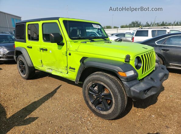 1C4HJXDN4MW832720 2021 JEEP WRANGLER Green Առջևի աջ