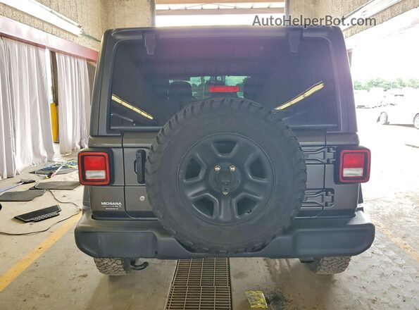 1C4HJXDN5JW189404 2018 JEEP WRANGLER Gray Vista trasera