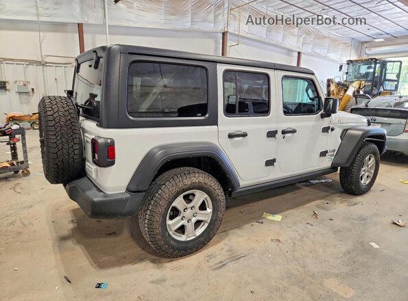 1C4HJXDN5KW689368 2019 JEEP WRANGLER Белый Задняя правая четверть