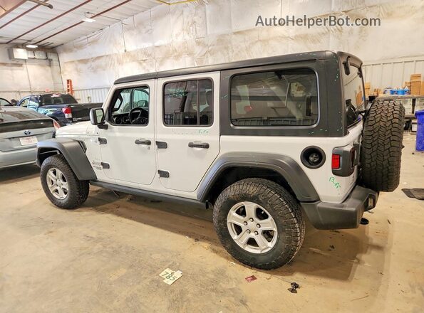 1C4HJXDN5KW689368 2019 JEEP WRANGLER Белый Задняя левая четверть