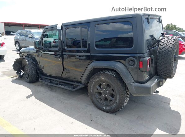 1C4HJXDN5MW762922 2021 JEEP WRANGLER UNLIMITED Black Trasero izquierdo