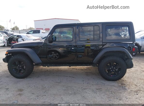 1C4HJXDN5NW207695 2022 JEEP WRANGLER UNLIMITED Black Панорамний вид салону 360°