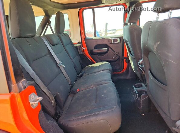 1C4HJXDN6JW203763 2018 JEEP WRANGLER Оранжевый Вид задних сидений
