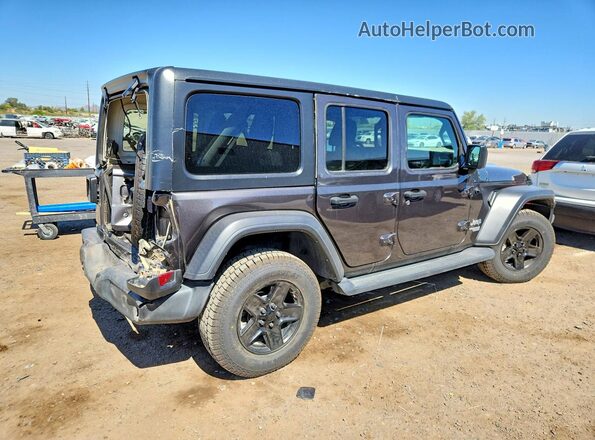 1C4HJXDN6LW114343 2020 JEEP WRANGLER Black Tył prawy