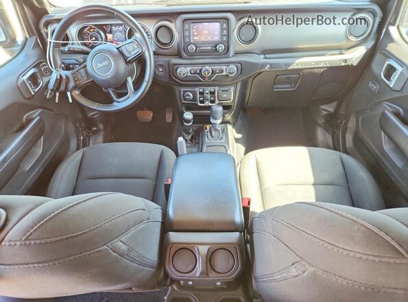 1C4HJXDN6LW114343 2020 JEEP WRANGLER Black Widok deski rozdzielczej