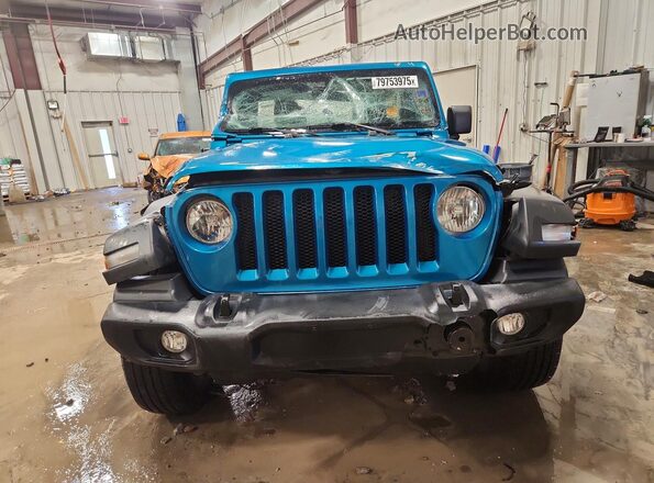 1C4HJXDN6LW223398 2020 JEEP WRANGLER Blue Vista frontal