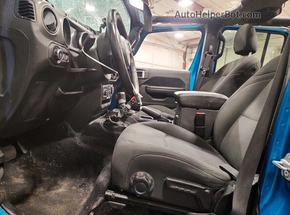 1C4HJXDN6LW223398 2020 JEEP WRANGLER Blue Vista interior delantera
