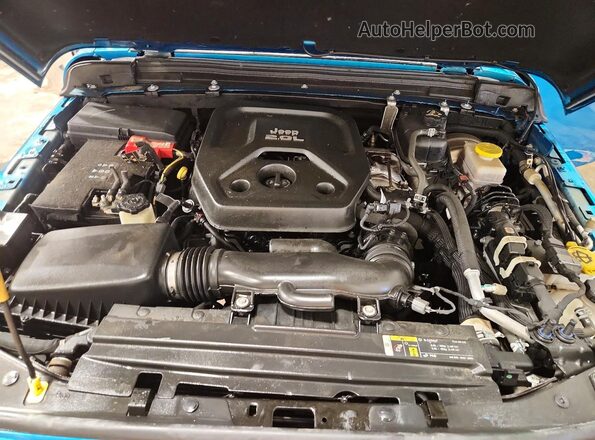 1C4HJXDN6LW223398 2020 JEEP WRANGLER Blue Vista interior trasera