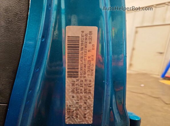 1C4HJXDN6LW223398 2020 JEEP WRANGLER Blue Vista de la etiqueta del VIN
