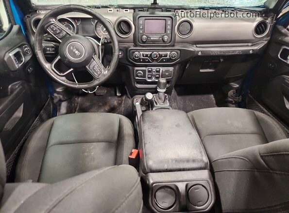 1C4HJXDN6LW223398 2020 JEEP WRANGLER Blue Vista del salpicadero