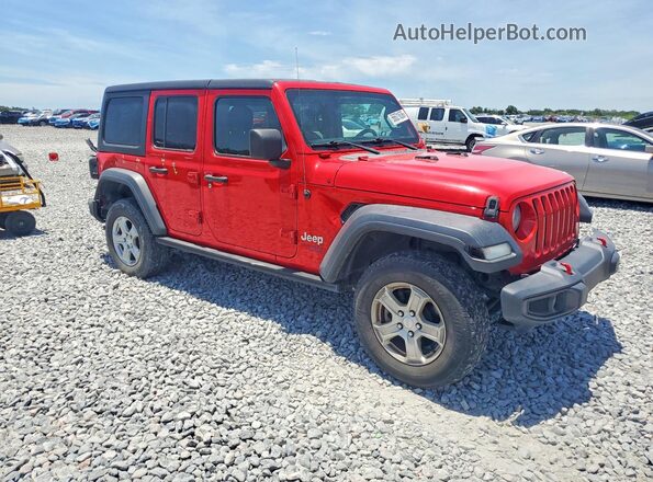 1C4HJXDN6LW257745 2020 JEEP WRANGLER Red წინა მარჯვენა