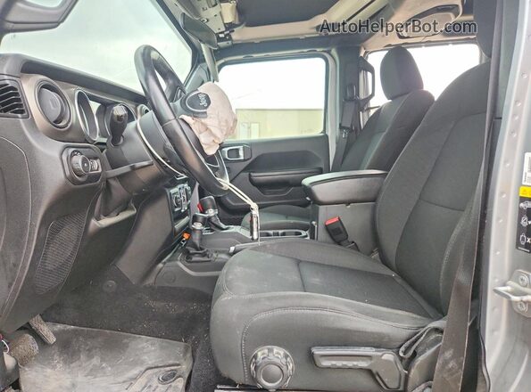 1C4HJXDN6MW503453 2021 JEEP WRANGLER Серебряный Вид салона спереди