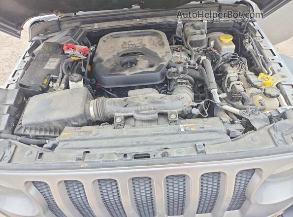 1C4HJXDN6MW503453 2021 JEEP WRANGLER Серебряный Вид задней части салона