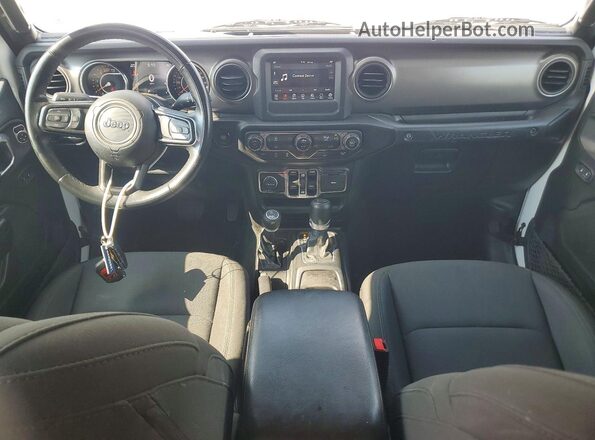 1C4HJXDN6NW127936 2022 JEEP WRANGLER White Вид панелі приладів