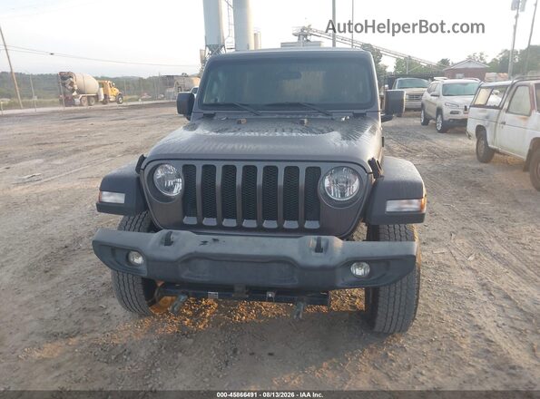 1C4HJXDN7JW200354 2018 JEEP WRANGLER UNLIMITED Gray Vista del cuadro de instrumentos