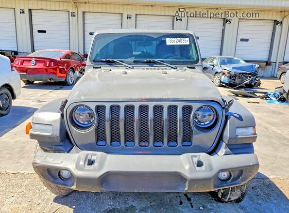 1C4HJXDN7LW235284 2020 JEEP WRANGLER Gray Դիմացի տեսք