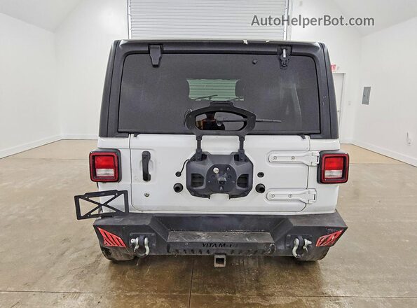 1C4HJXDN7PW543965 2023 JEEP WRANGLER White Հետևի տեսք