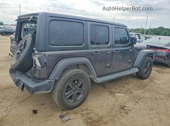 1C4HJXDN8LW143147 2020 JEEP WRANGLER Gray Задня права чверть