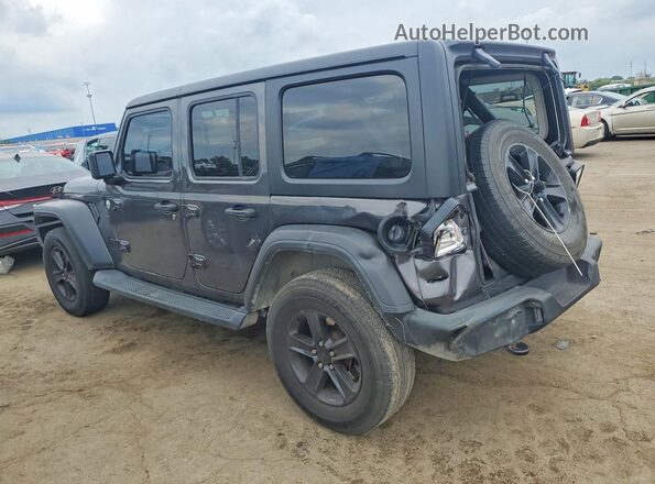 1C4HJXDN8LW143147 2020 JEEP WRANGLER Gray Задня ліва чверть