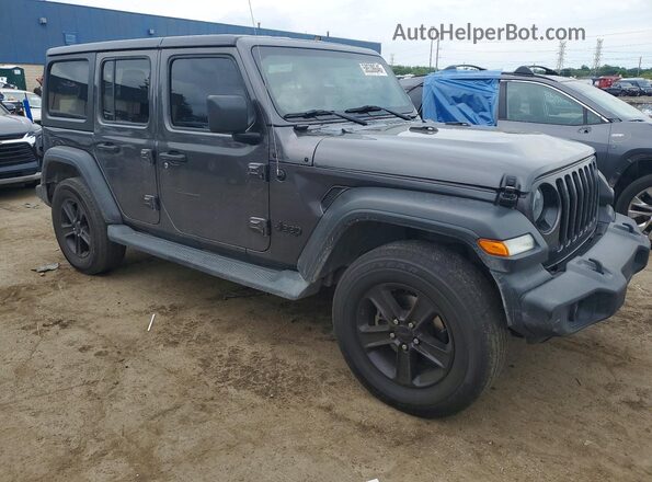 1C4HJXDN8LW143147 2020 JEEP WRANGLER Gray Передня права чверть