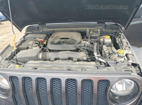 1C4HJXDN8LW143147 2020 JEEP WRANGLER Gray Вид підкапотного простору