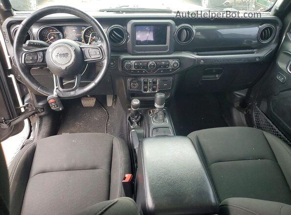 1C4HJXDN8LW143147 2020 JEEP WRANGLER Gray Вид панелі приладів