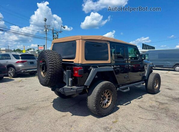 1C4HJXDN8LW146565 2020 JEEP WRANGLER Черный Передняя правая четверть