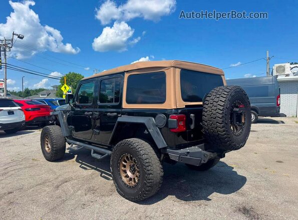 1C4HJXDN8LW146565 2020 JEEP WRANGLER Черный Задняя правая четверть