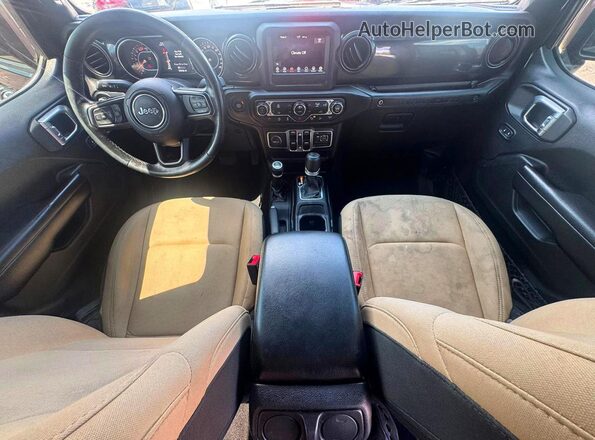 1C4HJXDN8LW146565 2020 JEEP WRANGLER Черный Вид щитка приборов
