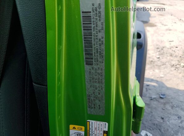 1C4HJXDN8LW151863 2020 JEEP WRANGLER Green VIN კოდის სტიკერის ხედი