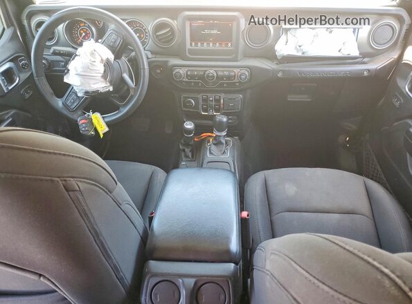 1C4HJXDN8PW687072 2023 JEEP WRANGLER Gray Dashboard view