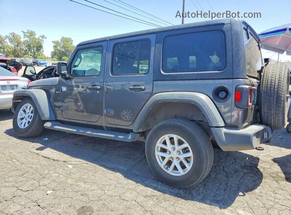 1C4HJXDN8PW687072 2023 JEEP WRANGLER Gray Rear left
