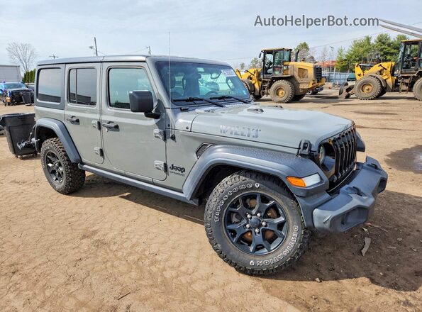 1C4HJXDN9LW209222 2020 JEEP WRANGLER Gray Передня права чверть