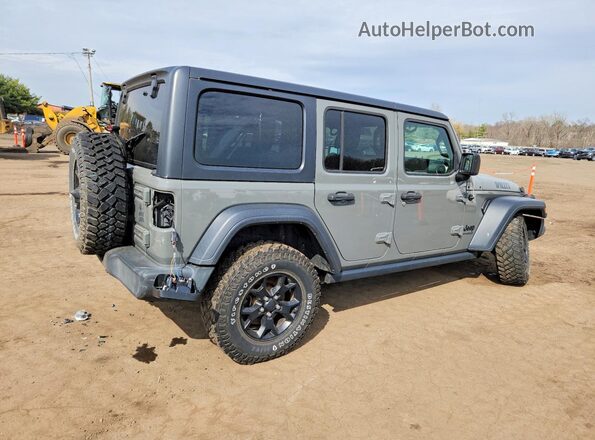 1C4HJXDN9LW209222 2020 JEEP WRANGLER Gray Задня права чверть