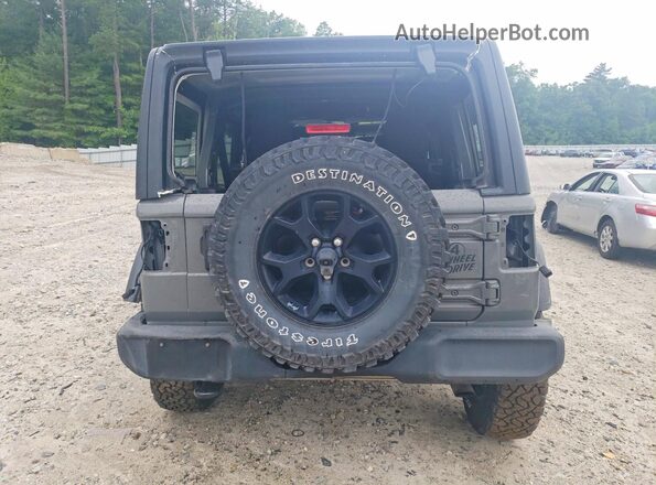 1C4HJXDN9MW586246 2021 JEEP WRANGLER Gray Widok z tyłu