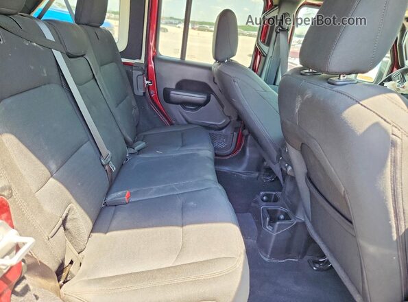 1C4HJXDN9MW596033 2021 JEEP WRANGLER Maroon Вид задніх сидінь