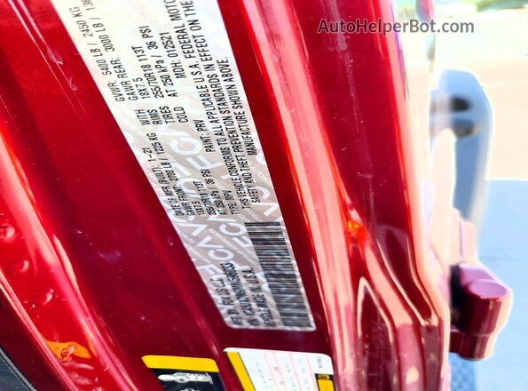 1C4HJXDN9MW596033 2021 JEEP WRANGLER Maroon Вид підкапотного простору
