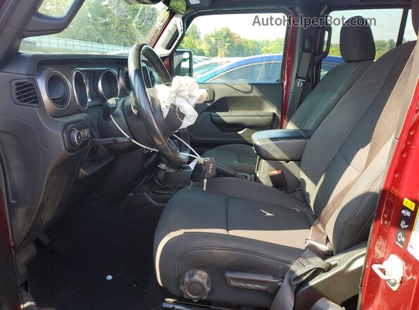 1C4HJXDN9MW750997 2021 JEEP WRANGLER Burgundy Front interior view
