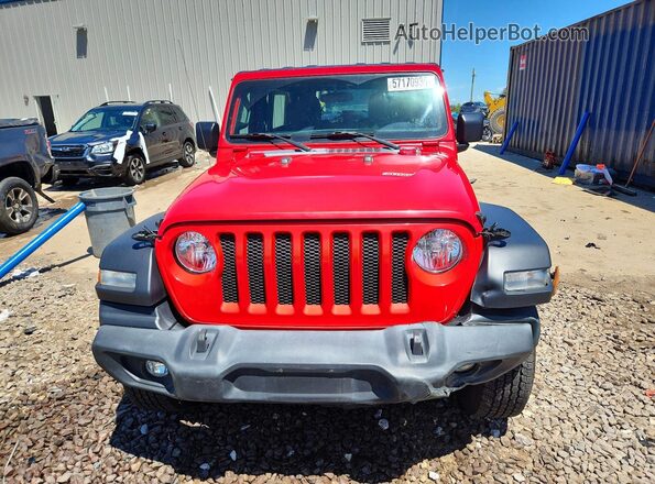 1C4HJXDN9NW270198 2022 JEEP WRANGLER Red Вид спереду