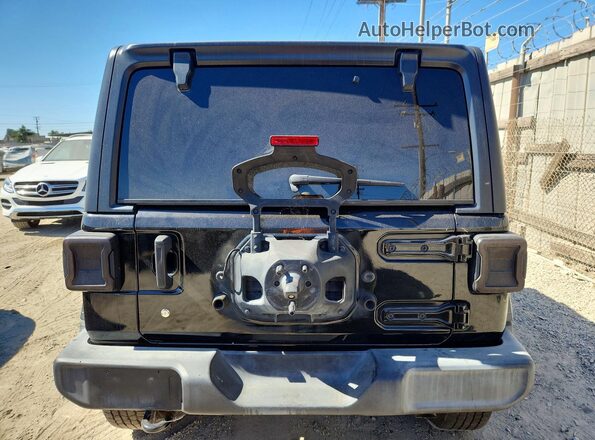 1C4HJXDNXKW588794 2019 JEEP WRANGLER Black უკანა ხედი